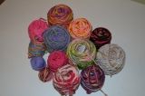 BFL wool yarn scraps-9.5 oz girl BFL wool yarn scraps-9.5 oz girl