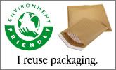 I reuse packaging-reduce/reuse/recycle