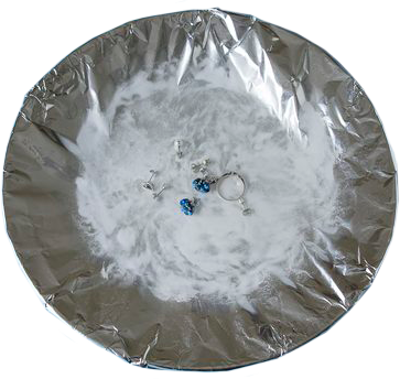 Baked powder