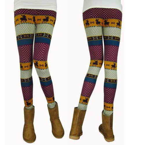 multi-style Nordic Snow Knitted Womens Leggings Tights, Comfy, Great Quality - Bild 21 von 27