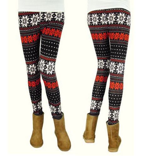 multi-style Nordic Snow Knitted Womens Leggings Tights, Comfy, Great Quality - Bild 2 von 27