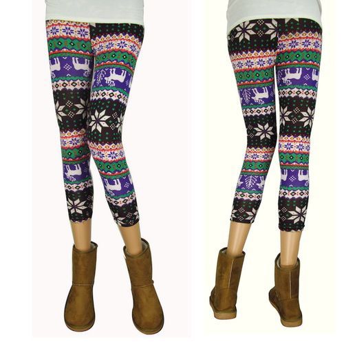 multi-style Nordic Snow Knitted Womens Leggings Tights, Comfy, Great Quality - Bild 15 von 27