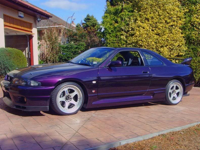 Nissan purple paint