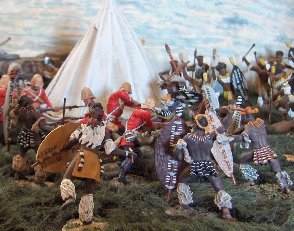 zulu war dioramas