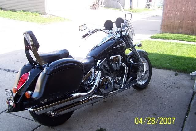 2007 Honda vtx 1300 saddlebags #5