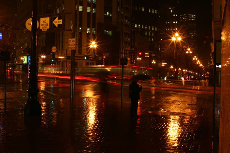 Rainy Night on Market Street