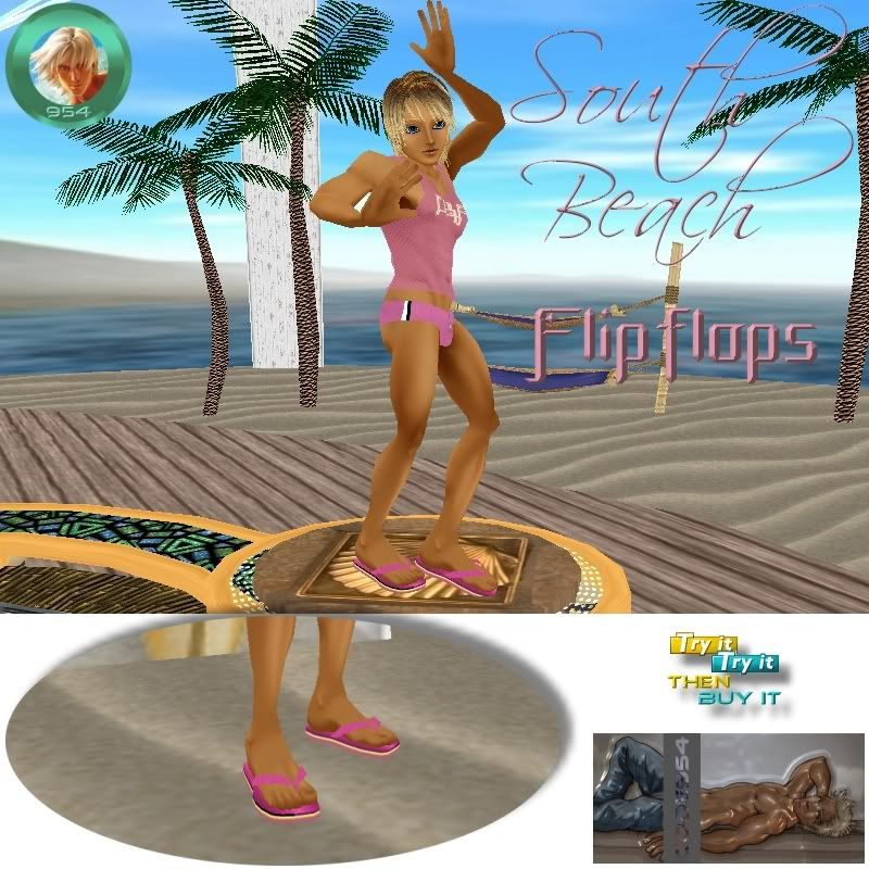 South Beach Flipflops P&amp;F
