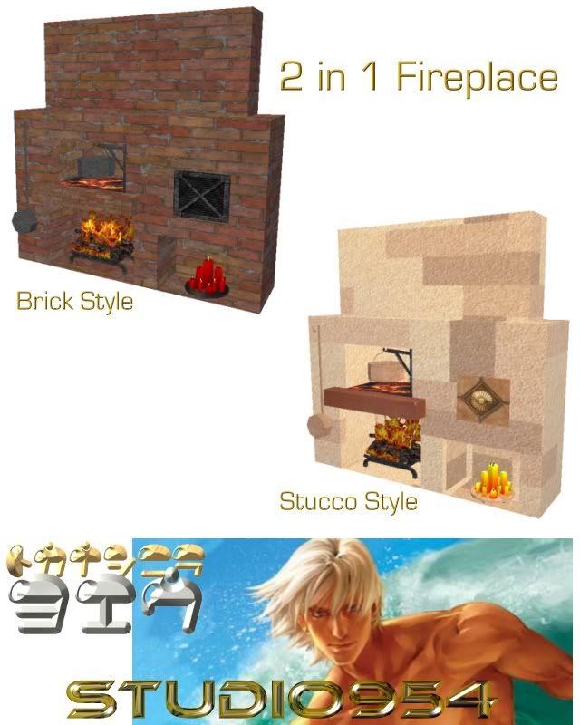 2 in 1 Fireplace