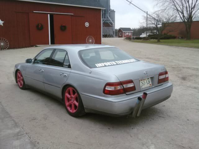  yes that is my pink BMW RIP Color matching wheels to my BMW