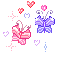 ButterfliesPinkPurpleHearts.gif image by alongway99