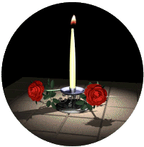 CandleCreamRosesRedClear Pictures, Images and Photos