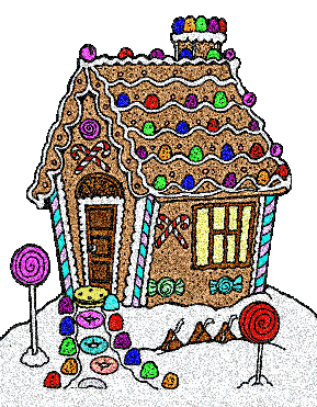 GingerbreadHouseColoursGlitter Pictures, Images and Photos