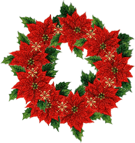 WreathPoinsettiasGlitter Pictures, Images and Photos