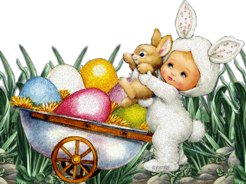 BunnyBabyEggCart Pictures, Images and Photos