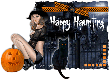 HappyHauntingWitchCatBlinkie Pictures, Images and Photos