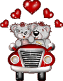 CreddyTeddyHeartsCar.gif