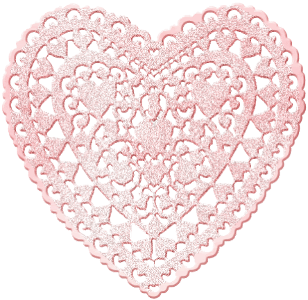 Pink Lace Heart
