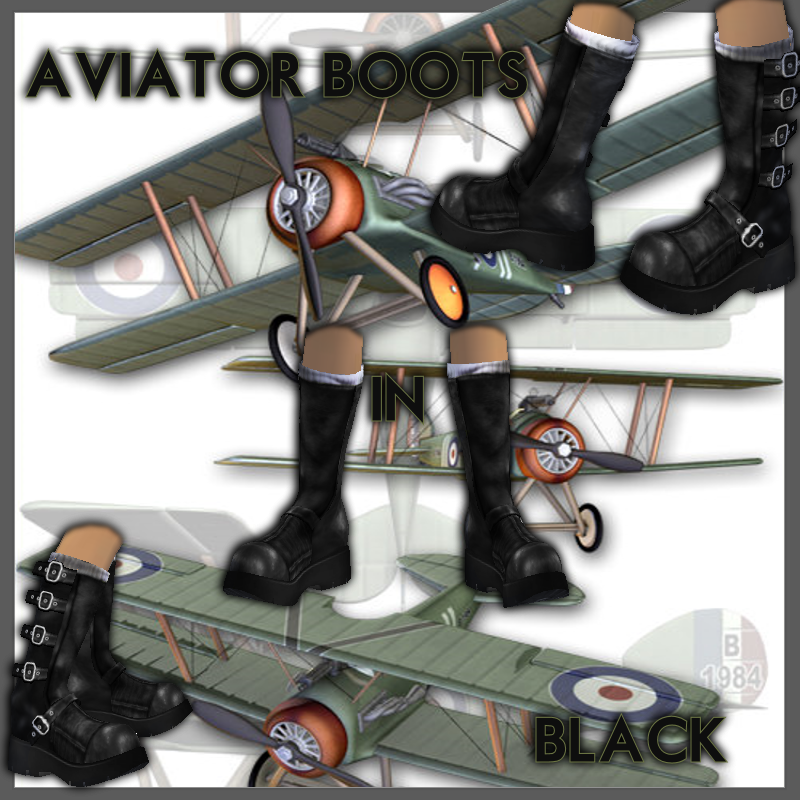 aviatorbootsblack