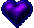 small purple heart