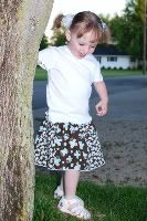 Custom Size Toddler Butterfly Skirt