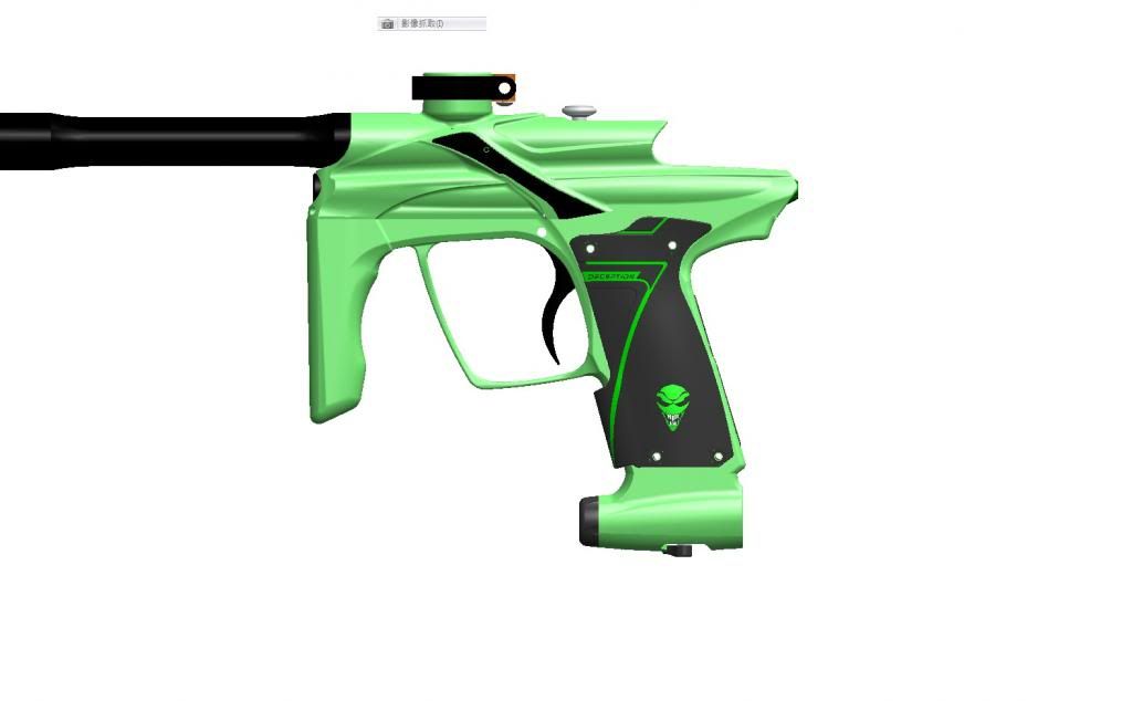 New gun from Alien paintball: Deception