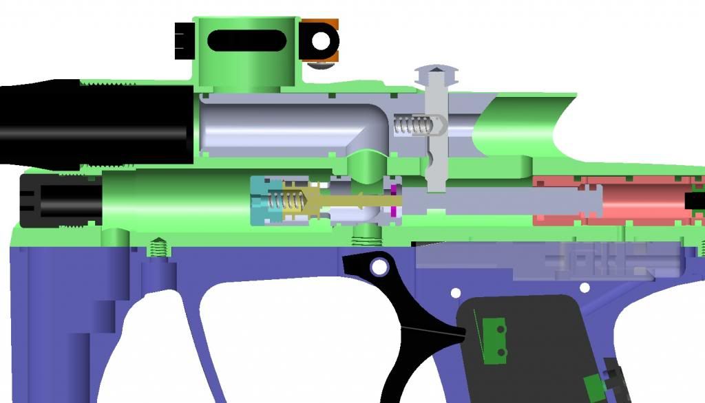 New gun from Alien paintball: Deception