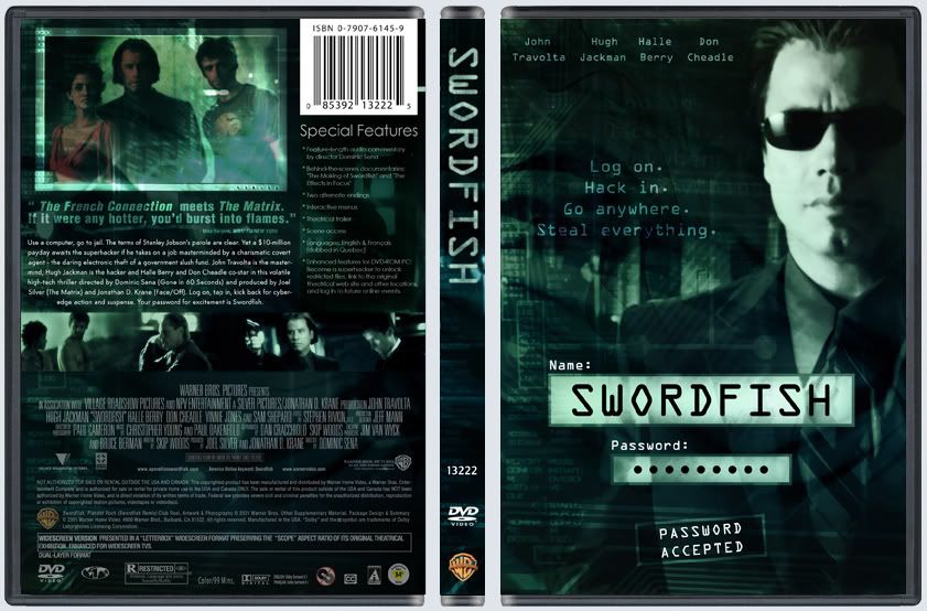 DVD Covers, DVD Labels, Blu Ray Covers Showcase Swordfish