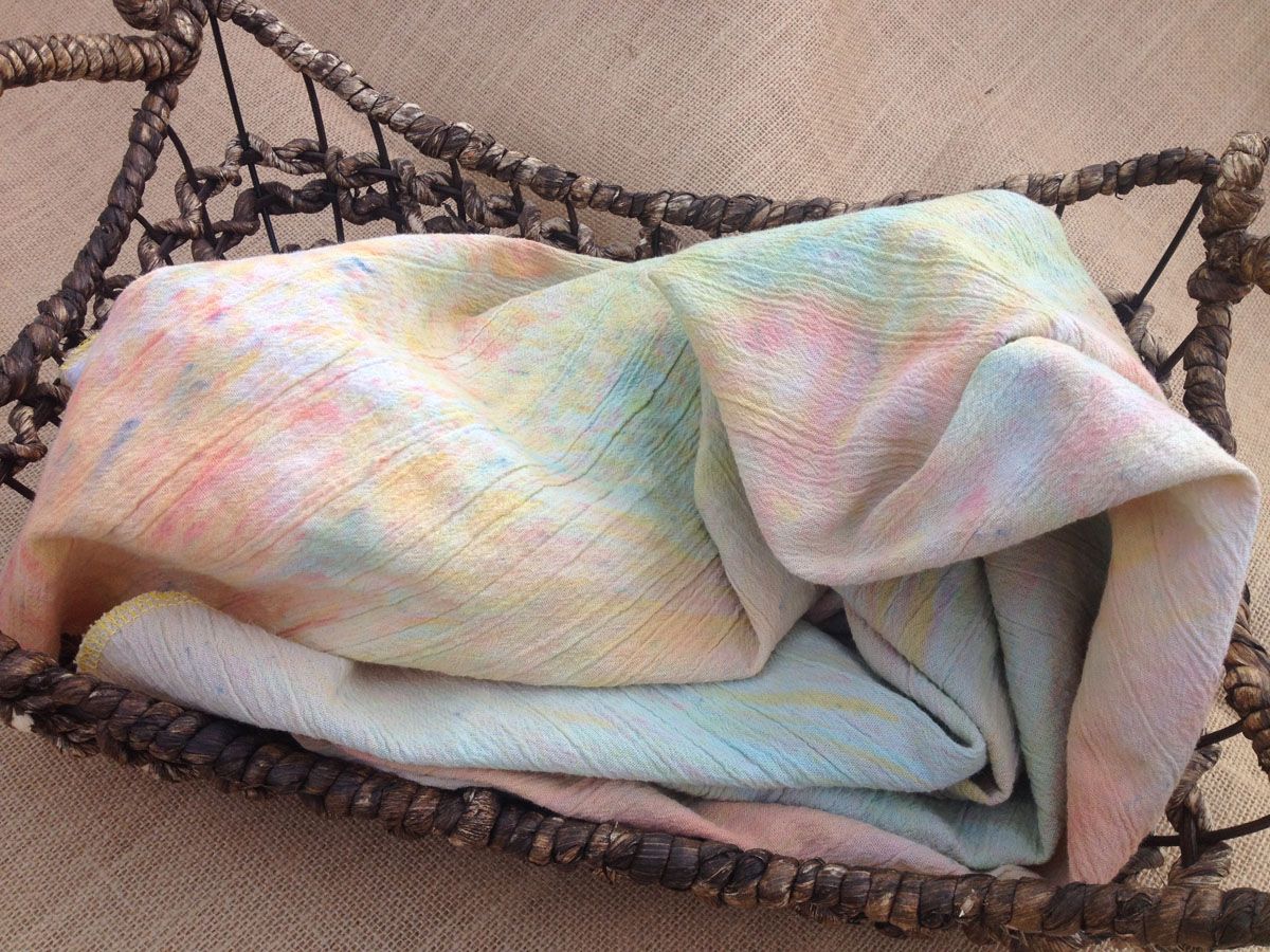 Just Peachy Swaddle Blanket