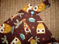 Happy Owls Hanging Mama Cloth wetbag