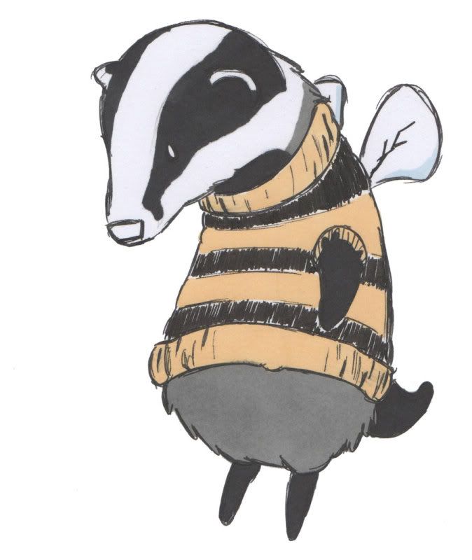 honey badger fight. honey badger cartoon.