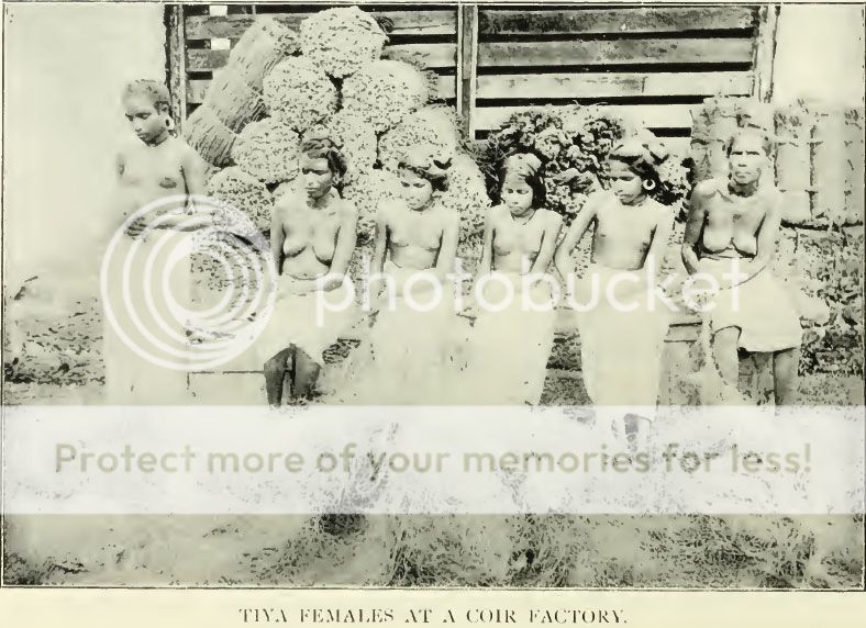 Thiyya females of 1800s and before