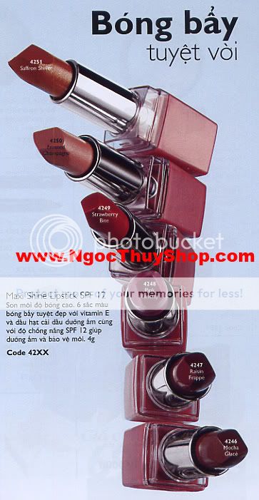 Maxi Shine Lipstick With SPF 12 - Son môi độ bóng cao