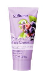 Blueberry face cream