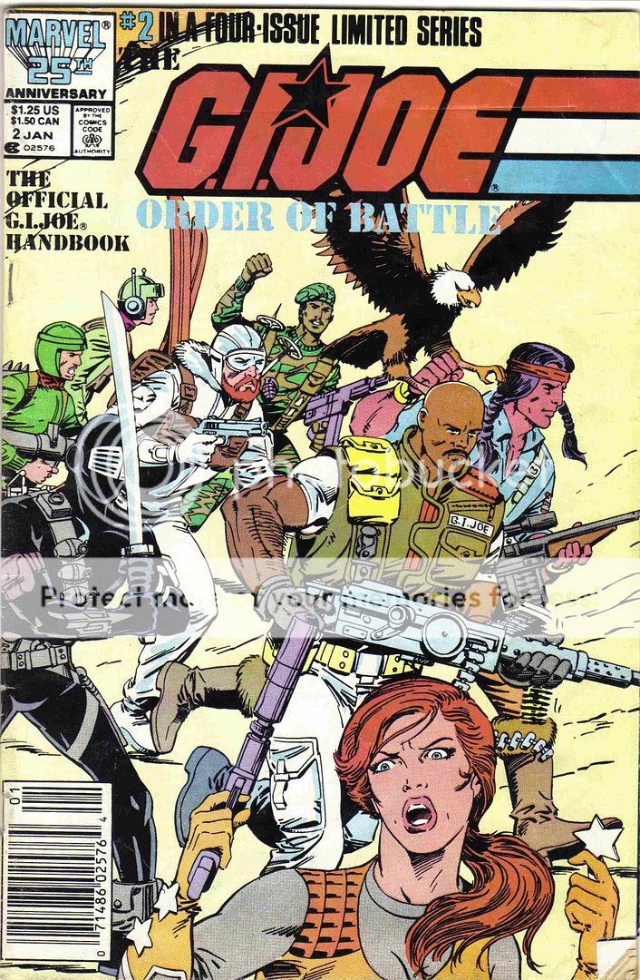 GI G.I. Joe Order Of Battle #2 #3 #4 Good to Very Good Scans  