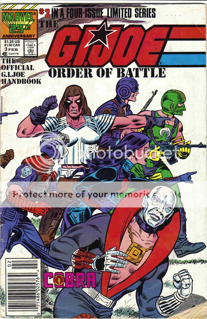 GI G.I. Joe Order Of Battle #2 #3 #4 Good to Very Good Scans  