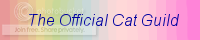 The Offical Cats Guild banner