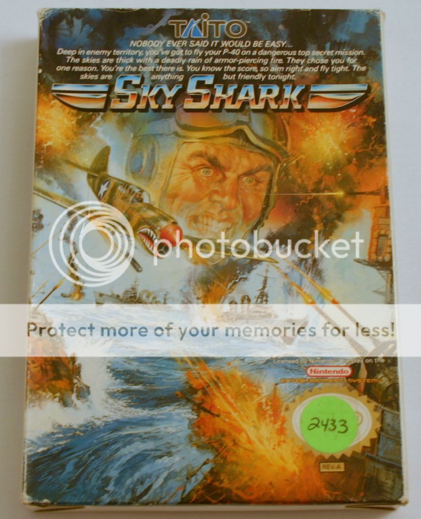 Sky Shark Cartridge and Box 20588010079  