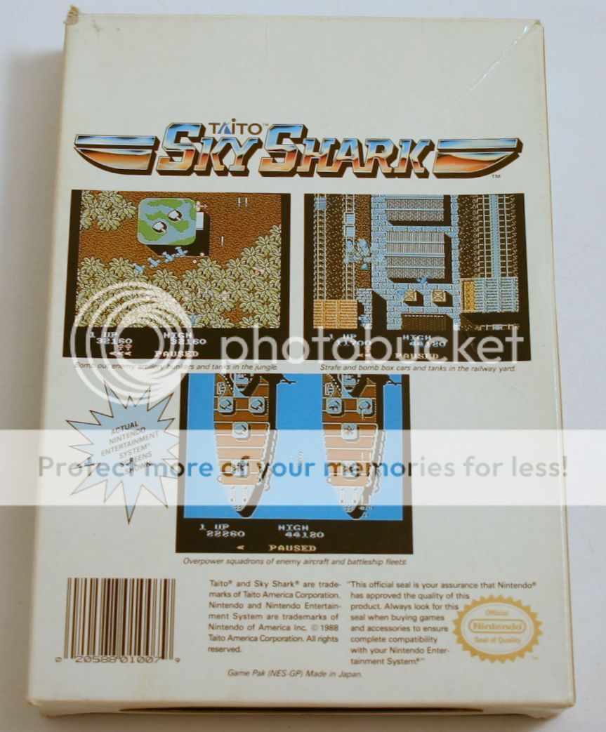 Sky Shark Cartridge and Box 20588010079  