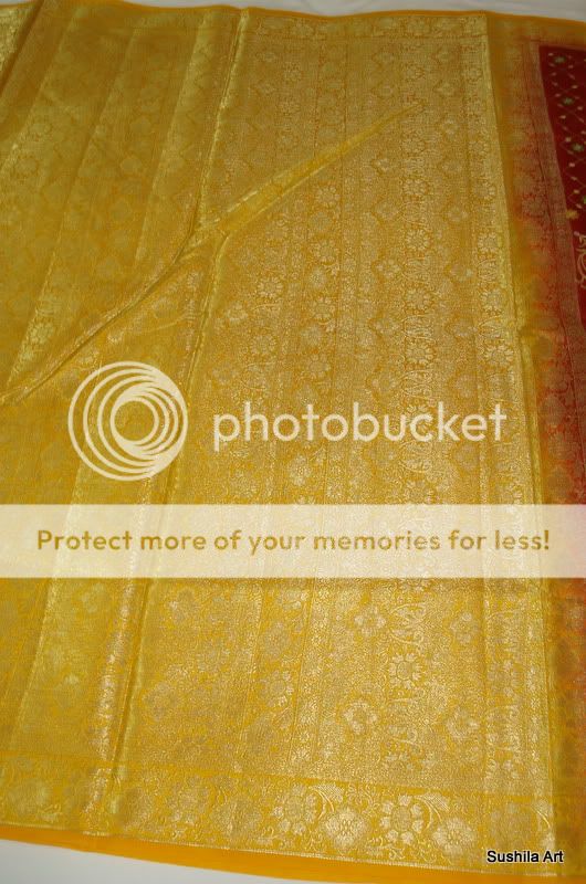   Art Silk Embroidered Taffeta Sari Curtain Drape Panel Fabric  