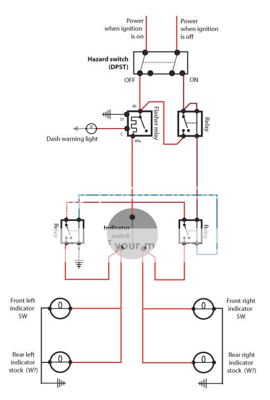 Turn Signal Hazard Wiring Diagram Uphandicrafts