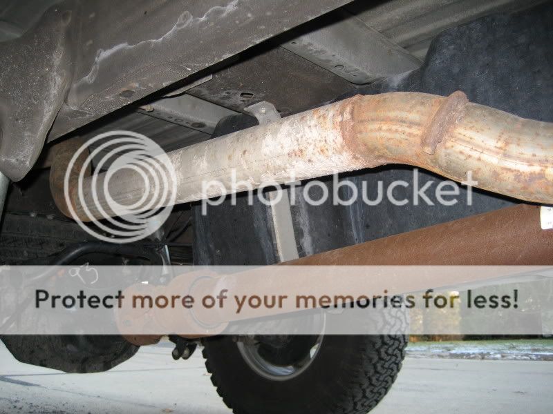 Ford excursion muffler delete pipe #4